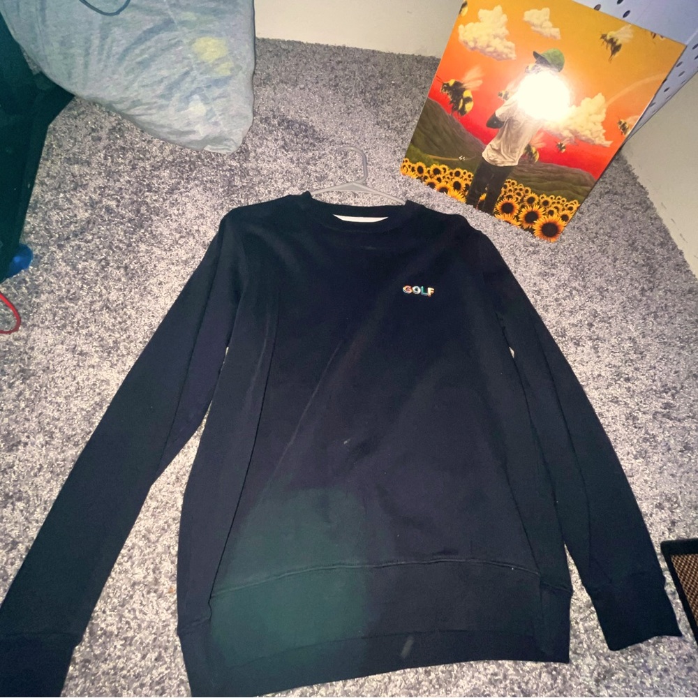 AUTHENTIC GOLF CREWNECK (3D RAINBOW LOGO)